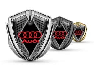 Audi Cupolato Emblema Badge Stile Pro Inox